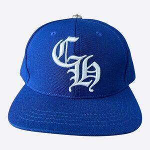 Chrome Hearts Blue & White CH Logo Hat